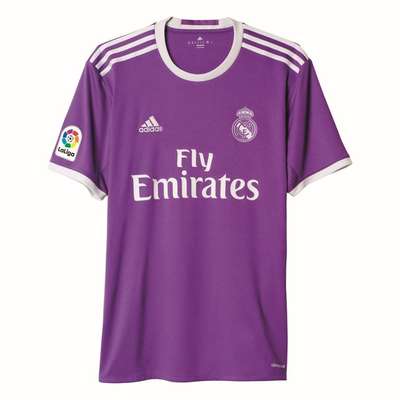 verlangen Universeel Bedoel Adidas Real Madrid Away Jersey Purple voor € 89,95 inclusief BTW exclusief  verzendkosten